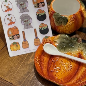 Stickervel Halloween-variëteit