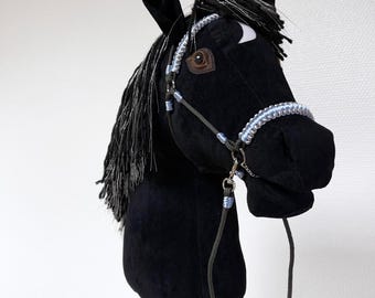 Cappezza Nylon Wegli Per Cavallo – Taglia Mini Shetty E Shetland (Nero)