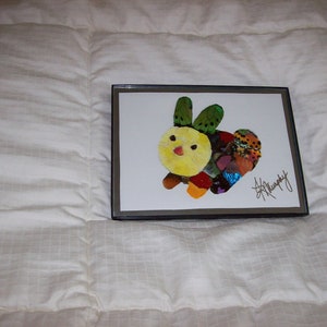 Real Butterfly Wings Framed in a Bunny Collage image 5