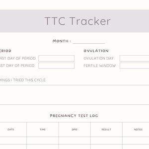 TTC-planner afdrukbaar | Proberen zwanger te worden Logboek | Vruchtbaarheidstracker pdf | Ovulatie- en zwangerschapstestgrafiek | Cyclusdagboek van 12 maanden