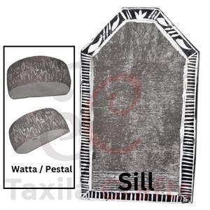 Traditional Stone Sill with Watta Handmade Grinding Sill  Pestal Set Rustic Kitchen Tool for Spices  Herbs | Desi Style Mortar Grinder