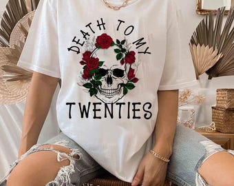 Death to My Thirties Svg, 30th Birthday Svg, Funny Birthday Svg