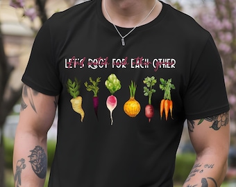 Let's Roots For Each Other Vegetable Png Svg, Gardening Shirt, Plant Lady Shirt, Motivational tee, Vegetable clipart, Vegetables lover gift