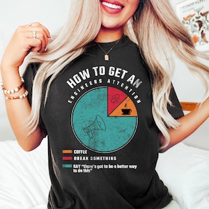 How To Get An Engineer&#39;s Attention Svg Png File Instant Download, Funny Engineer T-shirt Design, Engineering Shirt Png, Engineer Shirt Png