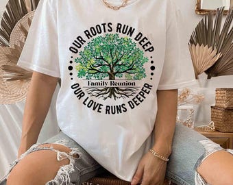 Family Reunion svg, Roots Run Deep svg, Our Love Runs Deeper svg, Family Shirt, Reunion svg, Family svg, Family Reunion Shirts, Family name