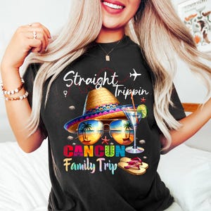 Cancun Vacation Svg Png, Straight Trippin Cancun Svg Png, Cancun Trip 2025 Svg, Cancun Family Vacation 2025 Png, Summer Png, Mexico Png