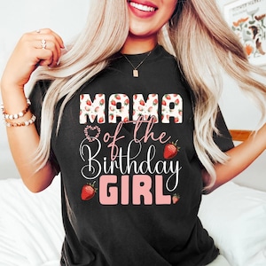 Mama of The Berry First Birthday Strawberry SVG: Mom Gift, Cricut & Silhouette (Digital Download)