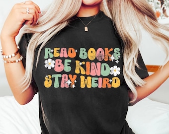 Read Books Be Kind Svg: Book Lover Gift, Librarian Design (Digital Download)