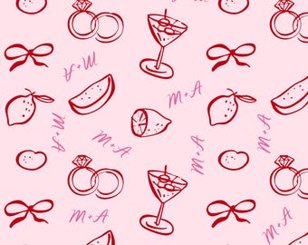 Pañuelo de despedida de soltera personalizado, diseño de pañuelo de boda personalizado, regalos para despedida de soltera, regalos de boda únicos, regalo para dama de honor, regalo creativo