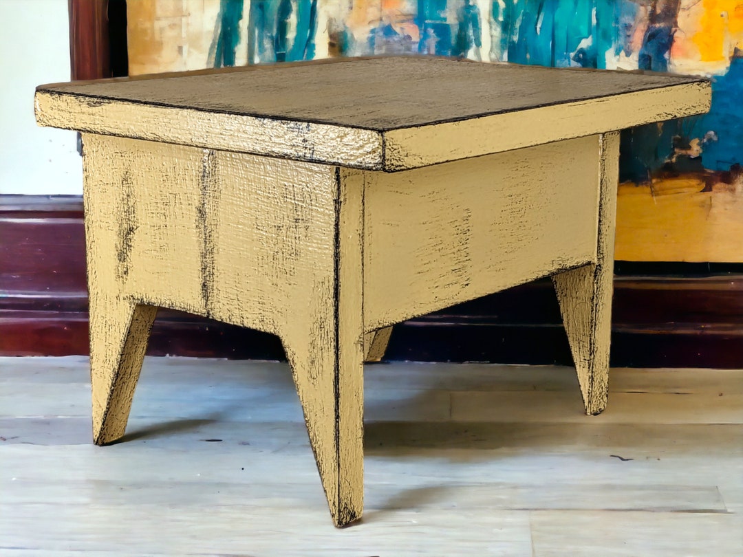 Wood Farmhouse Riser, Country Candle Collection & Knick Knack Display