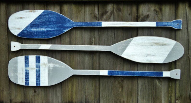 Decorative Oars Painted Handmade Oar Decor Image 0