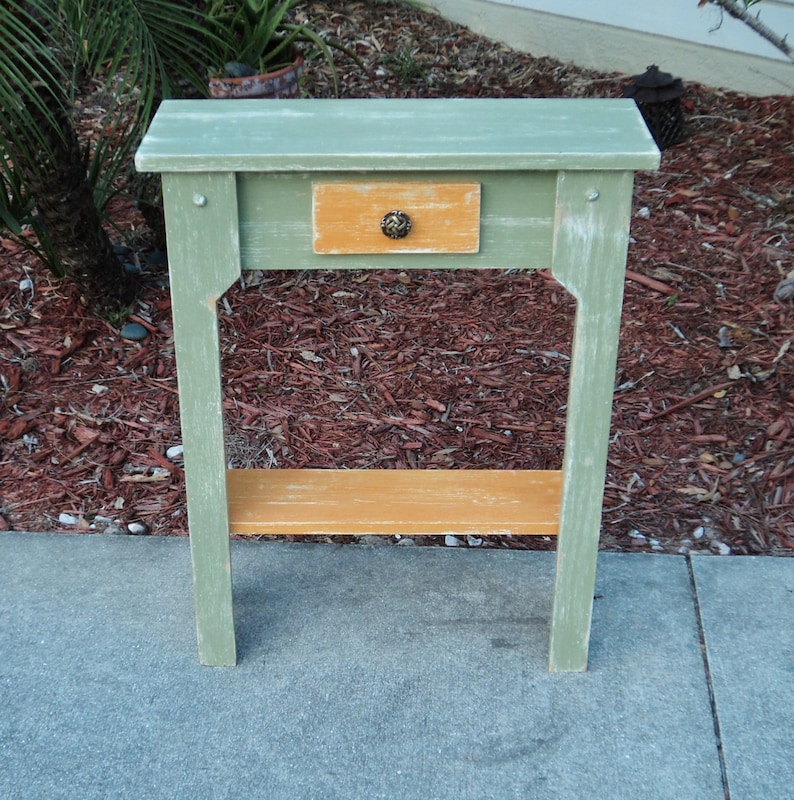 Small Wooden Entryway Table Rustic Farmhouse Furniture Sofa Etsy