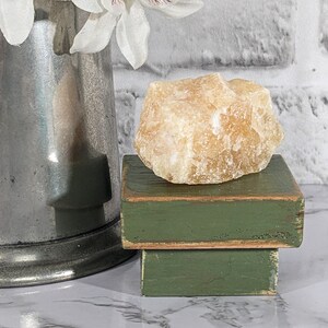 Tiny Shelf Display Accent Block Mini Wood Platform Tiered Tray Rustic ...