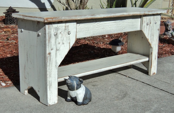 Rustic Bench Indoor Bench Entry Bench Farmhouse Bench Etsy