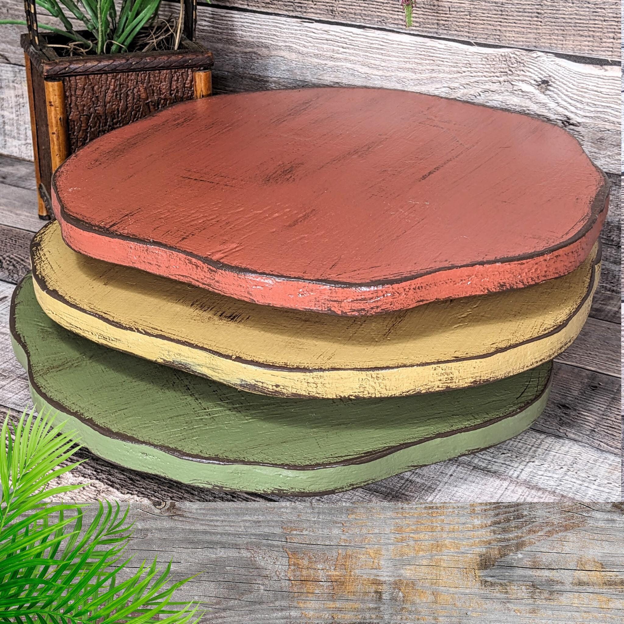 Table Riser Round Large Round Riser Stand Wedding Table Pedestal Rustic Round 12