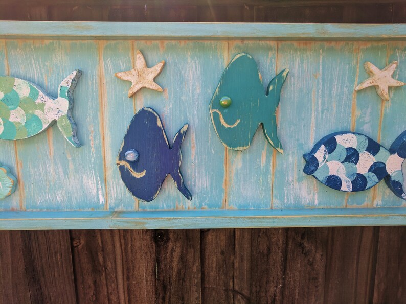 Seahorse Sign Mermaid Decor Seahorse Headboard Mermaid Etsy