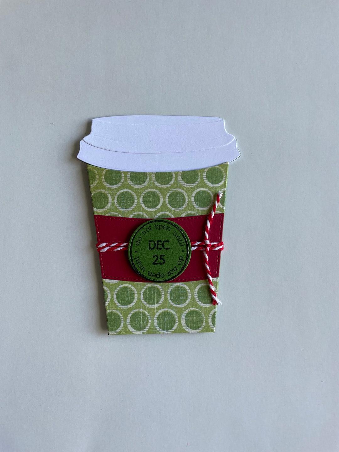 Holiday Gift Card Holder Coffee Cup Gift Card Holder Etsy