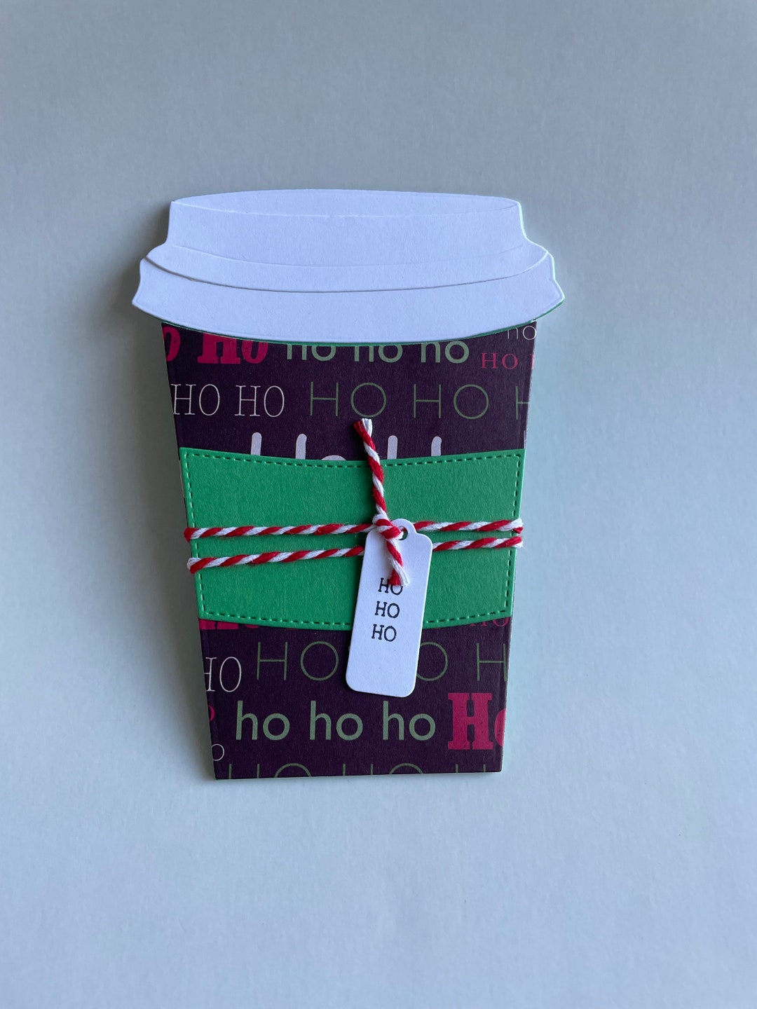 Holiday Gift Card Holder Coffee Cup Gift Card Holder Etsy