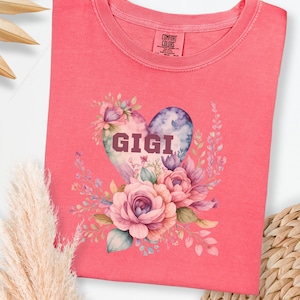 Comfort Colors® Unique Graphic GIGI Shirt Best GIGI Ever Shirt  Grandmother Gift for Mothers Day or Birthday GIGI Life Tee Comfort Colors