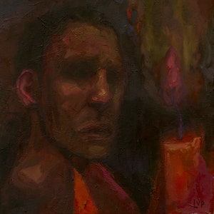 Orpheus III, oil painting original by Louie Van Patten - artwork direct from artist