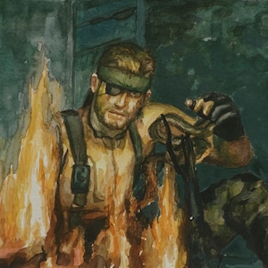Snake Eater, PRINT from watercolor painting - multiple sizes- direct from artist