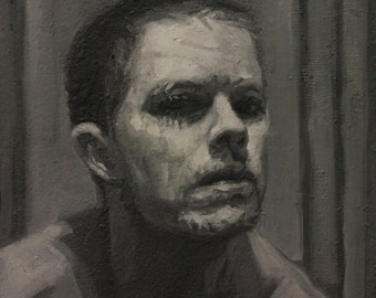 Canon (One-Hundred-and-Sixty-Fourth), 7x7in Oil Painting