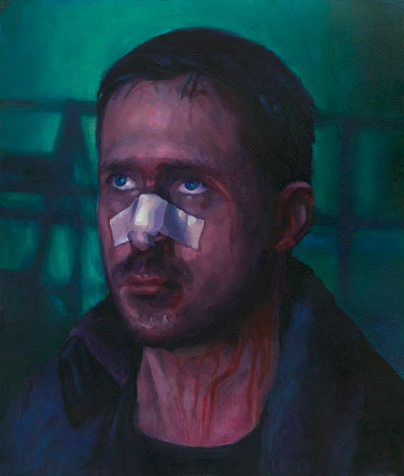 Blade Runner 2049, fine art print of ryan gosling direct from 