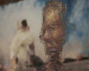 Kanon (einhundertzweiundzwanzig), 18x18in Ölgemälde