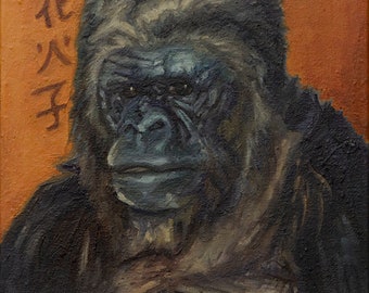 Koko, Oil on Canvas 14x11in - artwork direct from artist