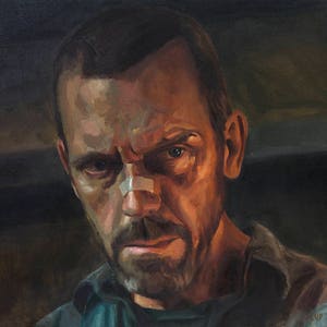 HOUSE MD, impresión de bellas artes de la pintura original, directamente del artista