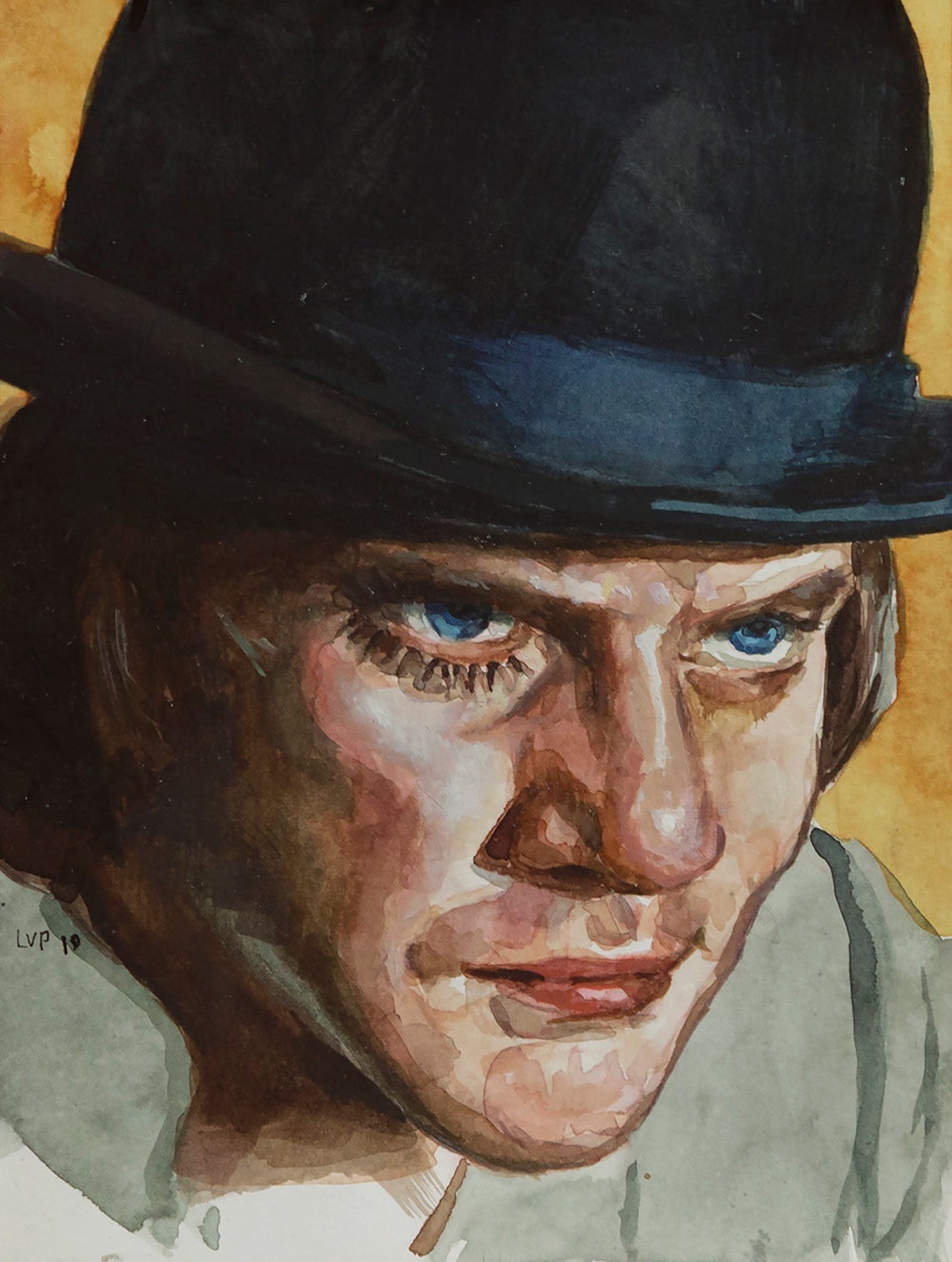 A Clockwork Orange PRINT From Watercolor Painting - Etsy