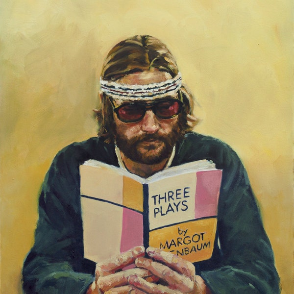 Richie TENENBAUM, PRINT from original oil painting - XL - 13 x 17.2" L - 11 x 14.5" M - 8.3 x 11" S - 5 x 6.6" fine art print