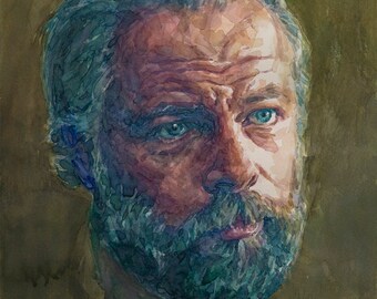 PKD, PRINT from watercolor original