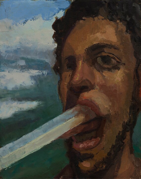 Christ In Revelation Oil Painting Etsy Christ In Revelation Oil Painting Etsy