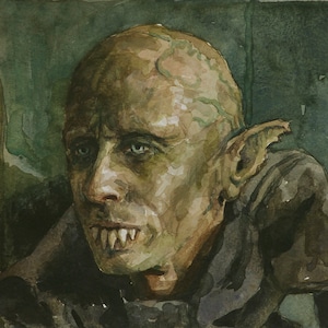 Petyr the Vampire, PRINT from painting - fine art prints - What We Do in the Shadows- direct from artist