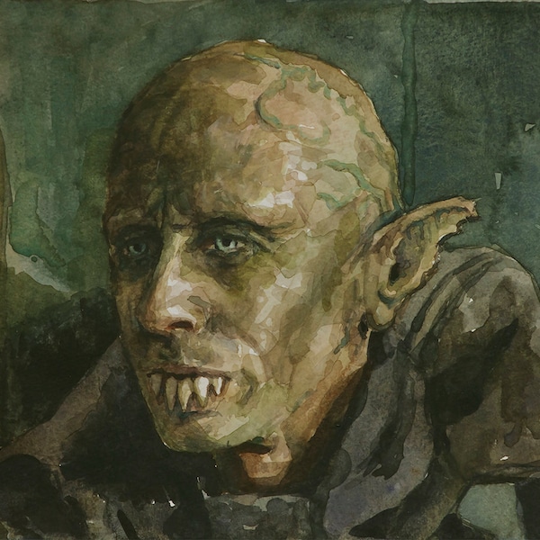 Petyr the Vampire, PRINT from painting - fine art prints - What We Do in the Shadows- direct from artist