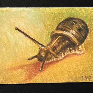 Miniature drawing original 2.5x3.5in