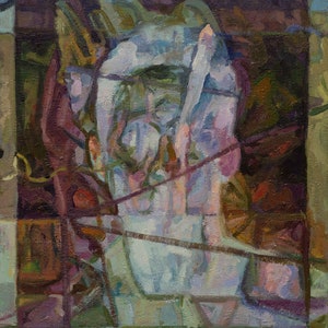 Fig. XIX, oil painting original by LVP 2023 - 20x16in