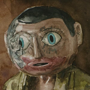 Frank, PRINT from painting - fine art prints- direct from artist