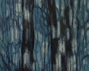 Abstractus II, oil painting original by LVP 2026 - artwork direct from artist