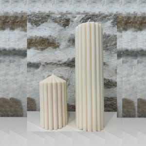 Handgemachte Duftkerze Monoï und Baumwollblume – Pflanzenwachskerze – Innendekoration – Hochzeitsgeschenk – Studio98