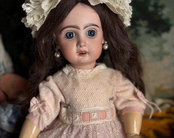 Poupée Ancienne Composition 48,5 Cm – Tête Composite, Taille 5, France