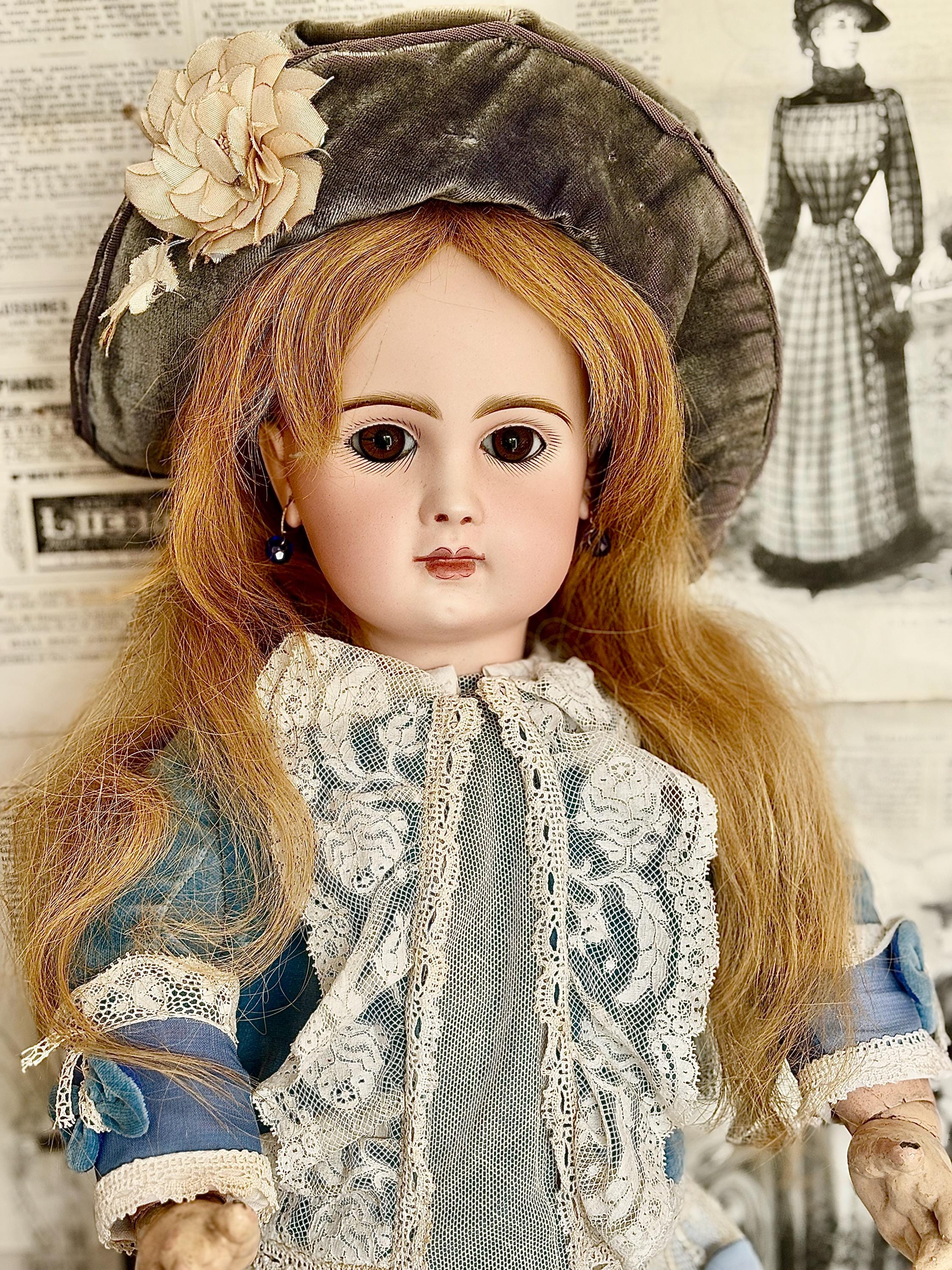 Antique Bonnet Head Doll - Etsy Canada
