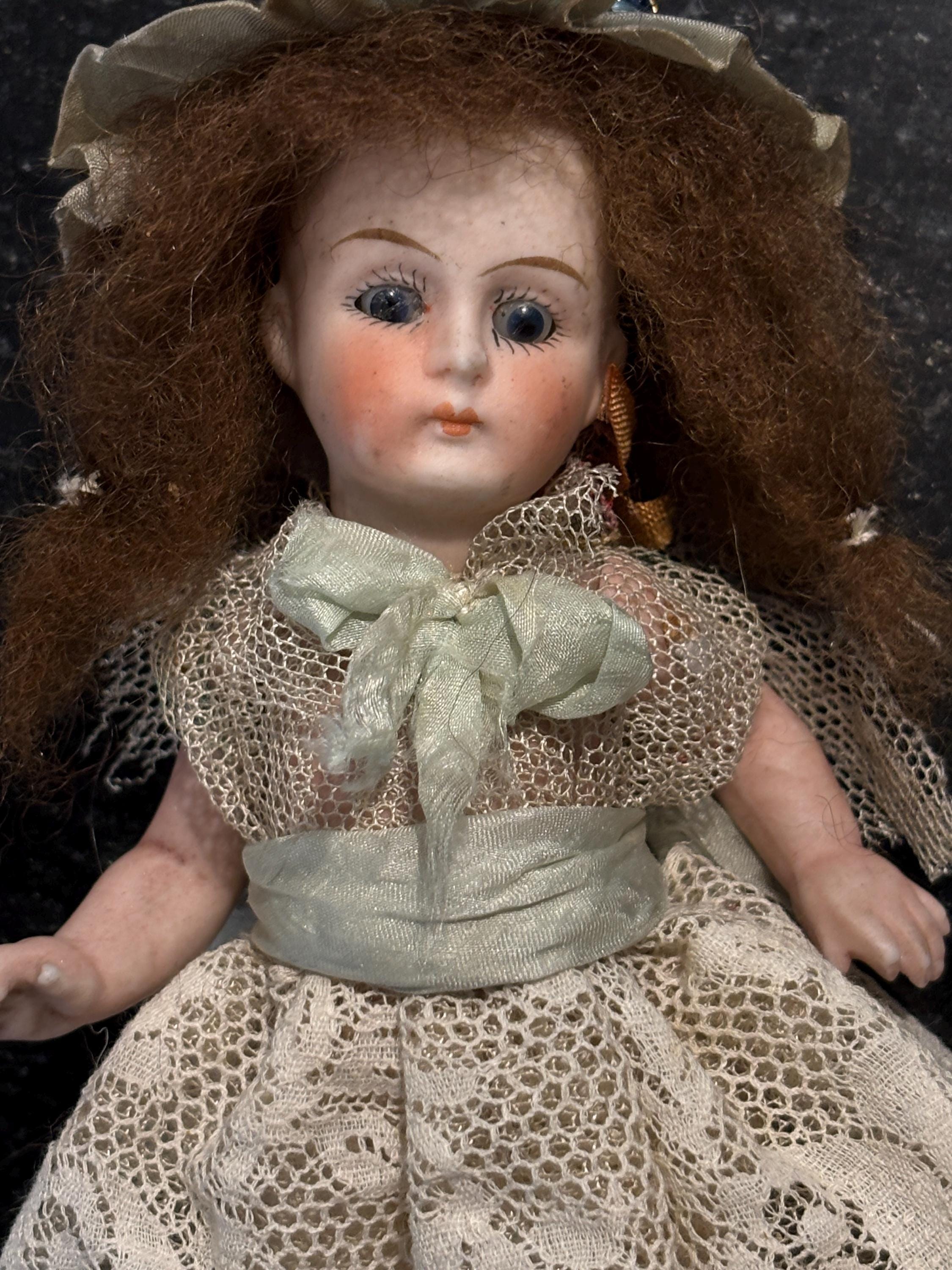 Poupée Ancienne Heinrich Handwerck – 21 Cm – Collection – Pièce D'occasion Avec Histoire