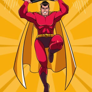 Libro para colorear de superhéroes para niños: diseños heroicos imprimibles