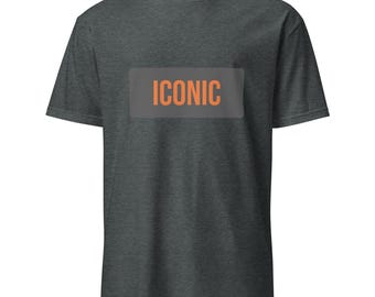 ICONIC Shirt – Bold Graphic Tee – Minimalist Streetwear T-Shirt – Unisex Statement Top