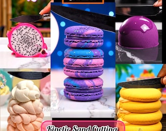 Nouveau lot de plus de 200 vidéos ASMR Kinetic Sand Cutting/Shorts viraux satisfaisants