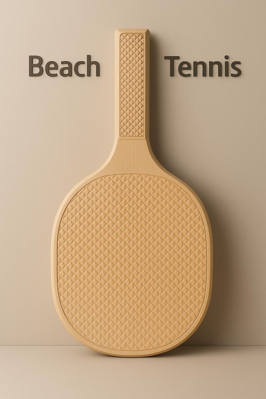 Beach Tennis Racket Set 3D Print Lightweight Robust Summer Outdoor Game ...