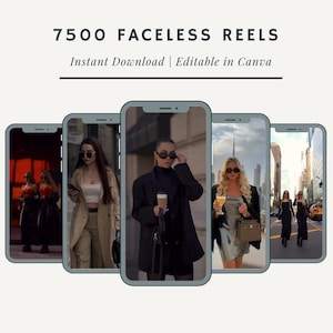 7500+ Faceless Aesthetic Videos for Instagram Reels Minimalist Faceless Digital Marketing Videos With Master Resell Rights MRR PLR