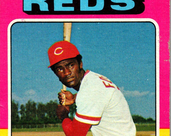 1975 Topps George Foster Baseball Card #87: Very Good/Excellent Condition